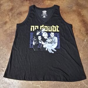 Torrid No Doubt Band Graphic Classic Fit V-Neck Tank Top Size 1X